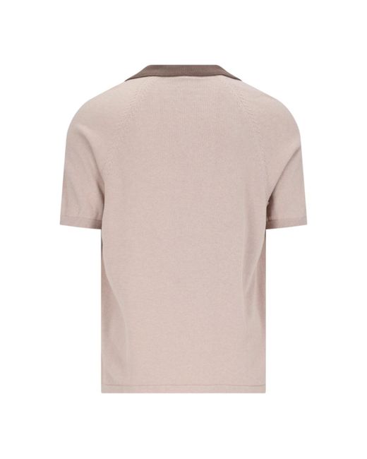 Adidas Pink 'premium Knitted' T-shirt for men