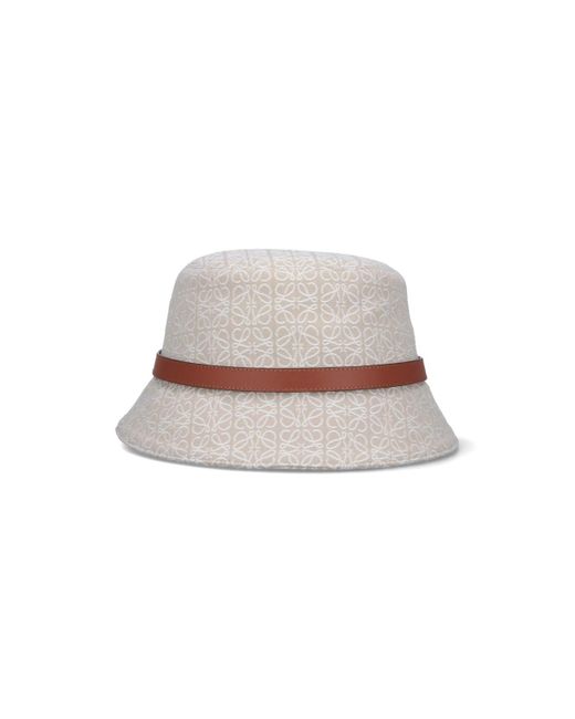 Cappello Bucket Anagram di Loewe in White