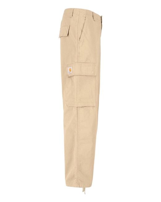 Carhartt Natural Trousers Cotton for men