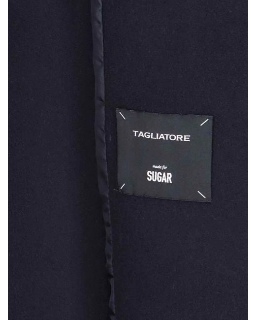 Tagliatore Blue 'jole' Double-breasted Coat