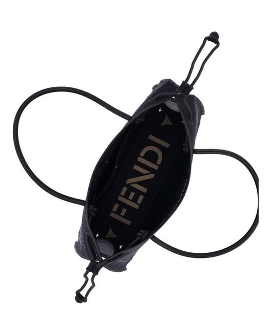 Fendi Black Large Tote Bag "Magic"