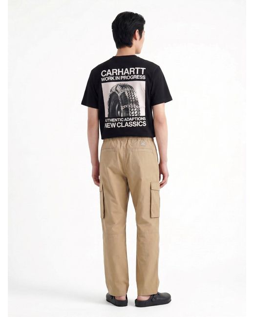 Carhartt Black T-Shirt "Sean Hamilton 03" for men