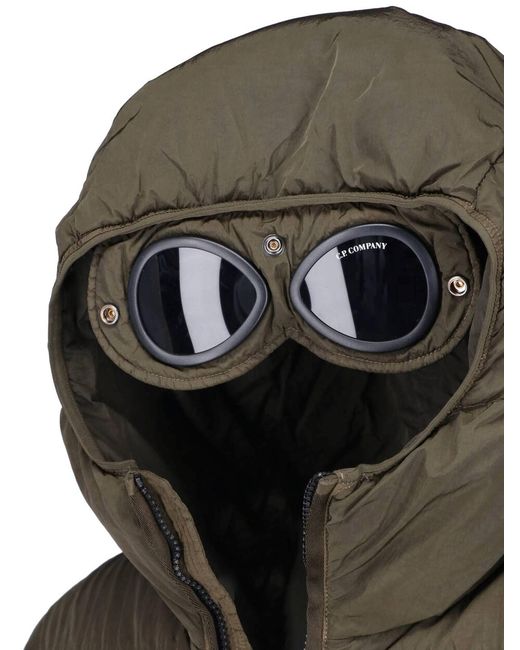 C P Company Green Padded Jacket "Chrome-R" for men