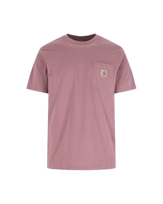 Carhartt Pink T-Shirts And Polos Cotton for men