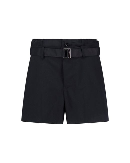 Sacai Blue Trousers Polyester