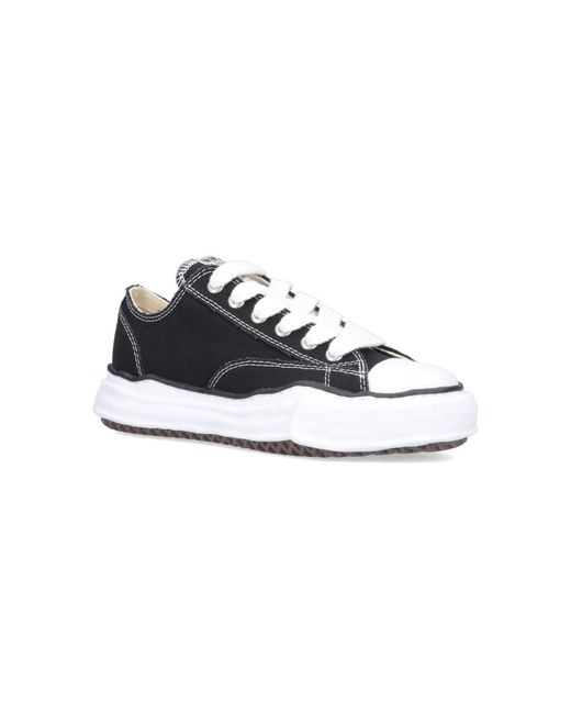 Maison Mihara Yasuhiro Black 'Original Sole' Sneakers