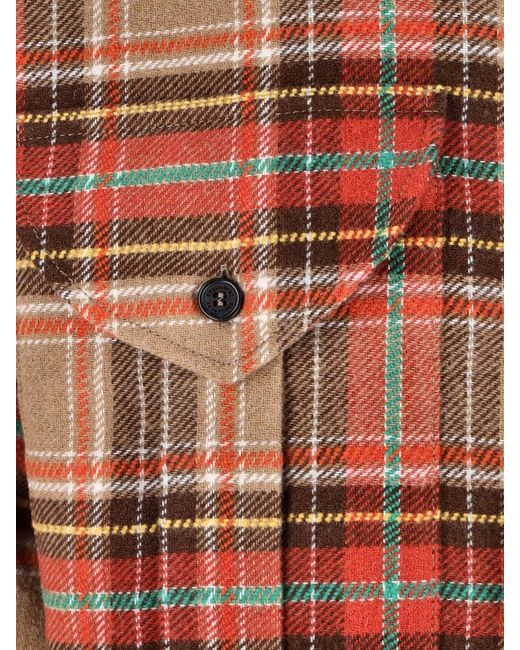 DSquared² Brown Shirt "D2 Cottage Military" for men