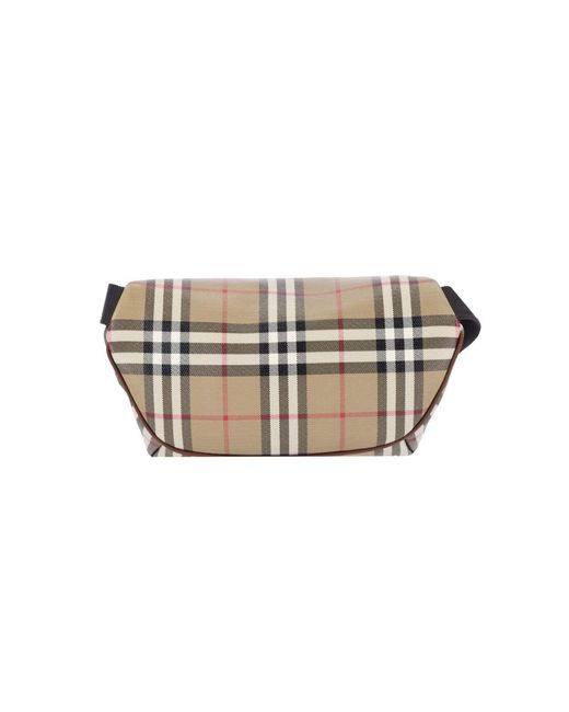 Burberry Brown Belt Bag "Check" for men