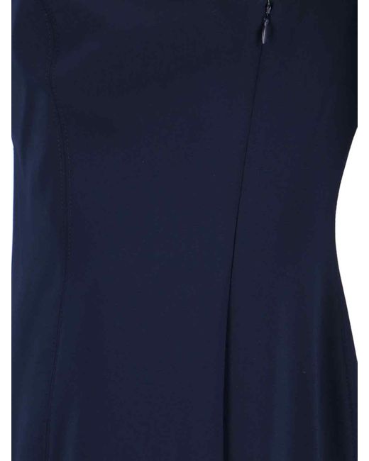 Ralph Lauren Blue Off-The-Shoulder Maxi Dress