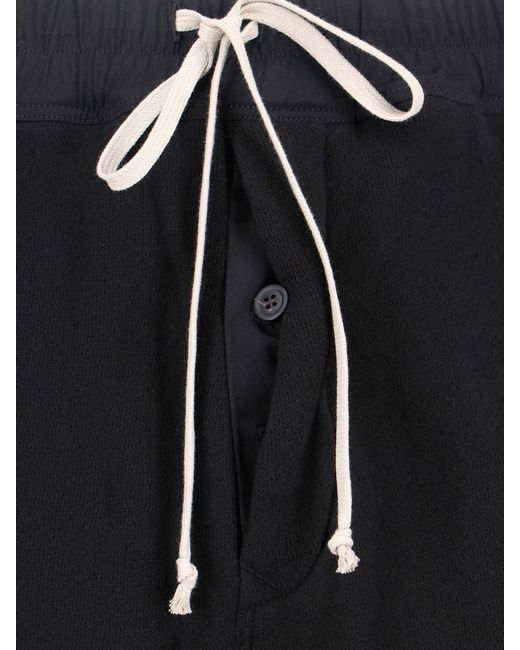 Rick Owens Black Sports Pants for men