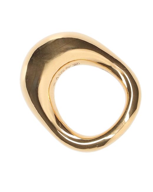 Charlotte Chesnais Metallic 'Lips' Ring