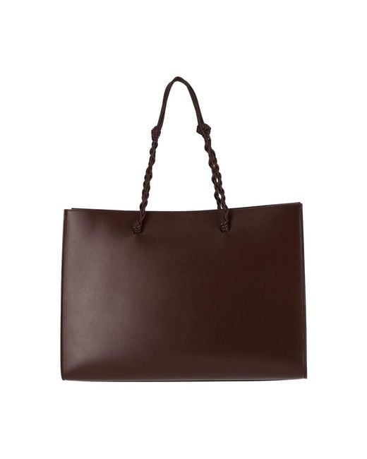 Jil Sander Brown Tote Bag “Tangle”