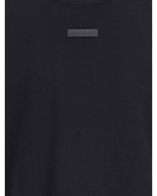 Fear Of God Black T-Shirts And Polos for men