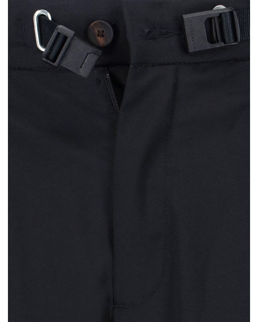 White Sand Blue Belt Shorts for men