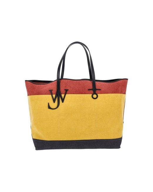 J.W. Anderson Yellow Tote Bag "Anchor Xl"