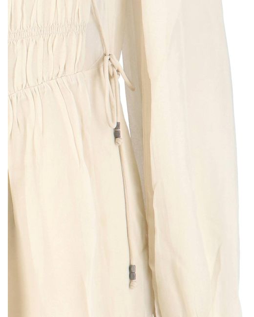 Isabel Marant Natural Dresses Viscose