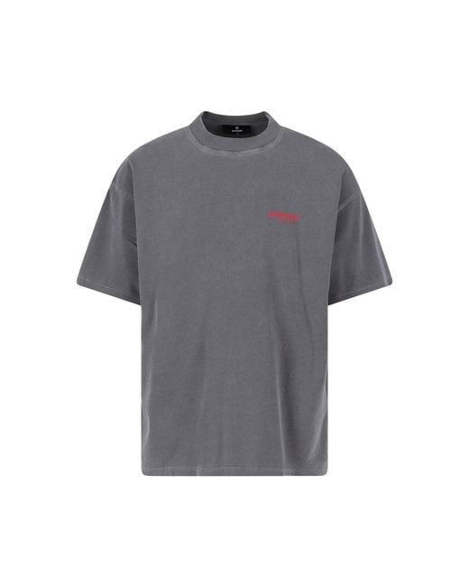 Represent Gray T-Shirt Logo for men
