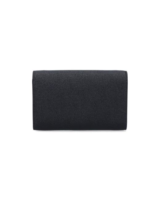 Saint Laurent Black 'Uptown' Wallet On Chain