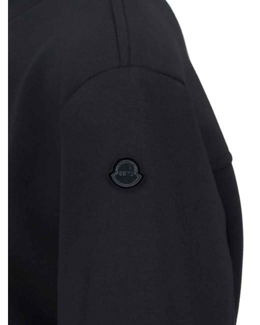 X Ee72 By Edward Enninful Felpa Girocollo di Moncler Genius in Blue