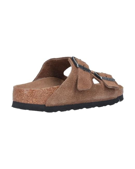 Birkenstock White Sandals Leather