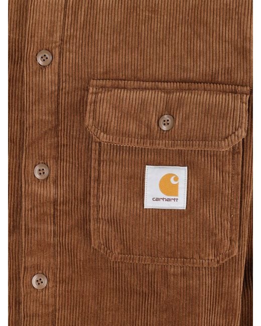 Carhartt Brown Shirt “Whitsome Shirt” for men