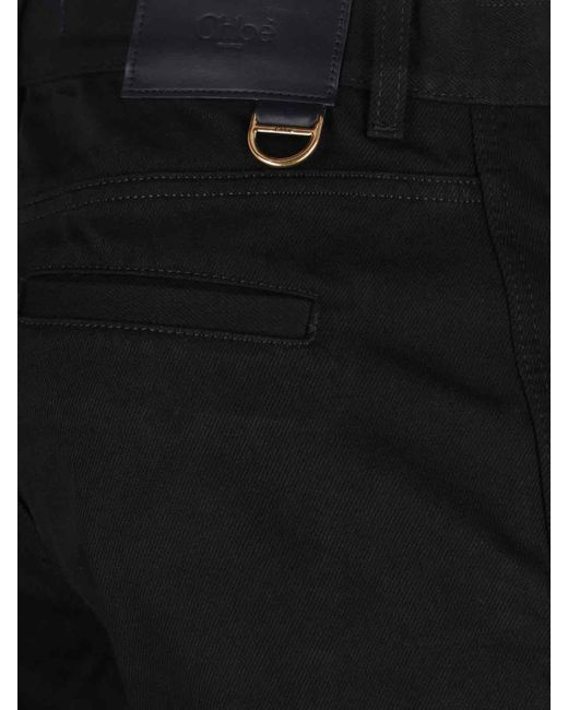 Chloé Black Jeans Outer Shell: Cotton