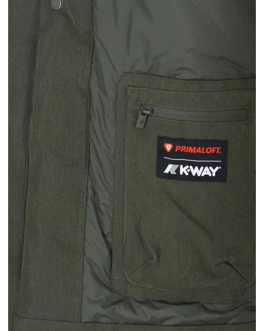 K-Way Gray 'Gulliermo' Jacket for men