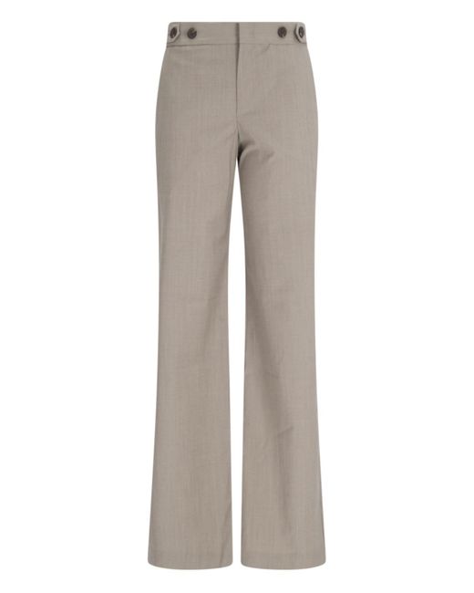 Eudon Choi Gray Straight Trousers