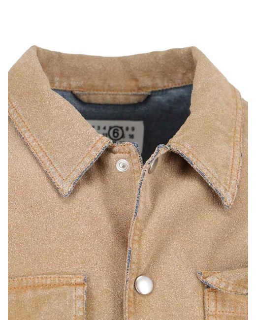 MM6 by Maison Margiela Natural Jacket "Trucker" for men