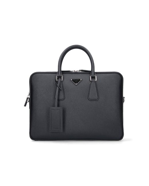 Prada Black Work Bag for men