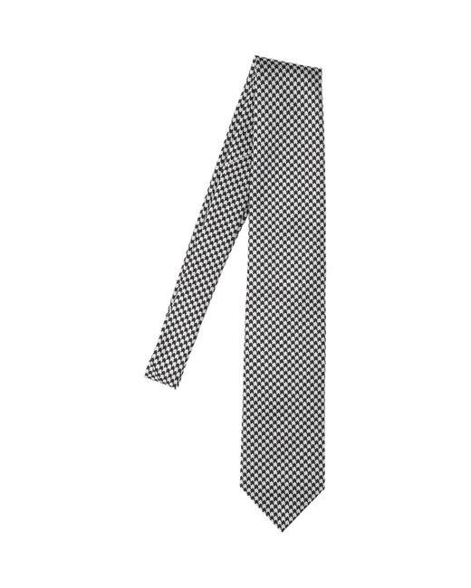 Cravatta "Pied De Poule" di Tom Ford in Gray da Uomo