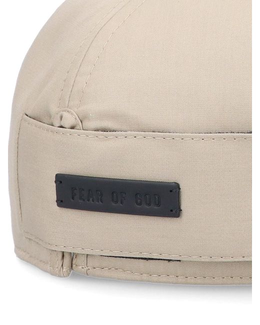 Fear Of God Natural Embossed-logo Cotton Cap for men