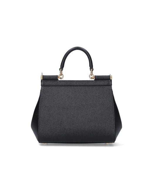 Dolce & Gabbana Black Medium Handbag Sicily