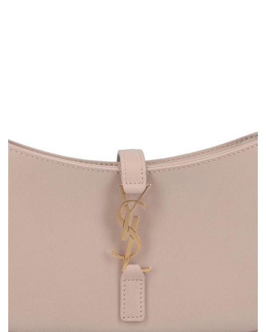 Saint Laurent White 'La 5 A 7' Mini Shoulder Bag