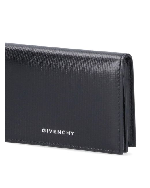 Portafoglio Logo di Givenchy in Black da Uomo