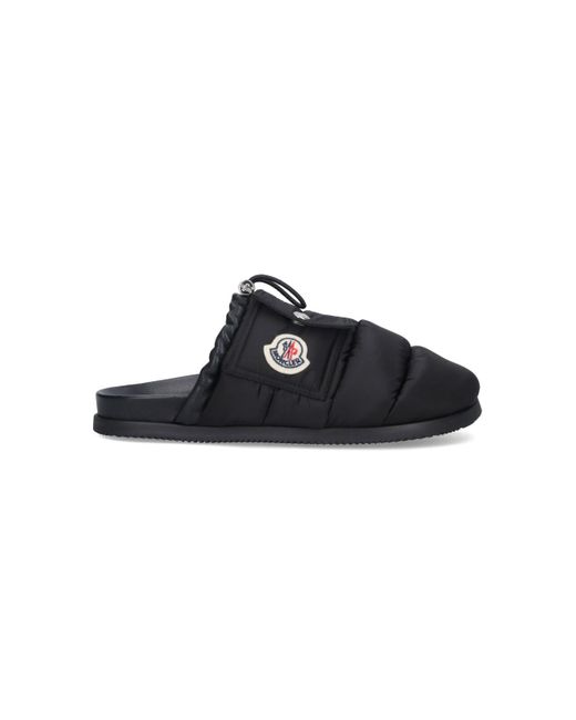 Mules Imbottite "Mon Pocket" di Moncler in Black