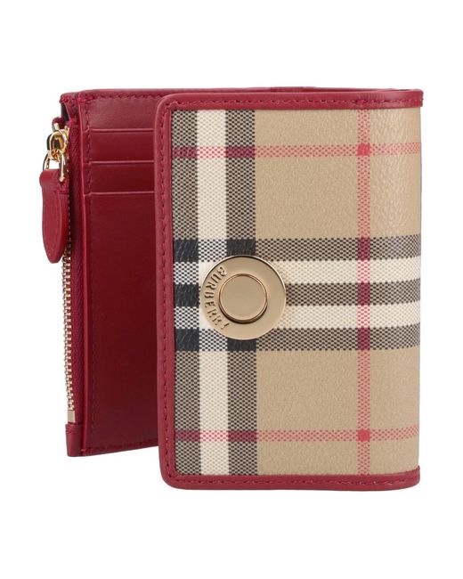 Burberry White Mini Wallet For