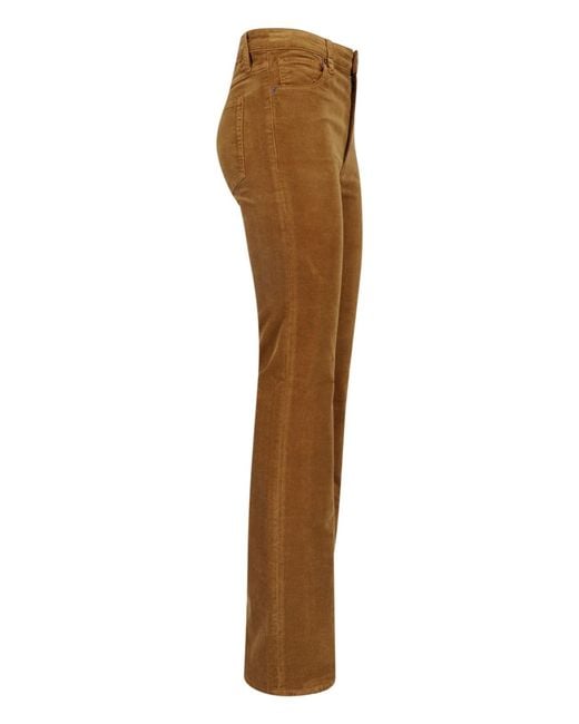 FRAME Brown Flared Pants "The Corduroy Reboot"