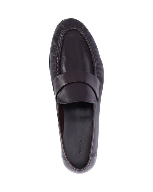 The Row Black 'Penny' Loafers for men