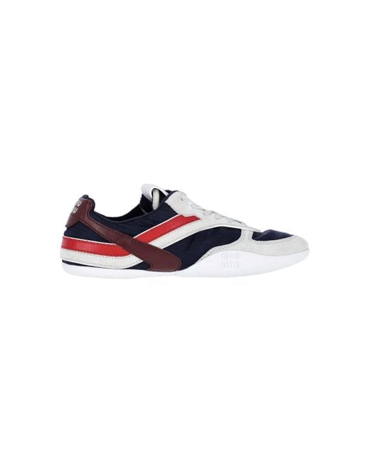 Miu Miu Blue "Gymnasium" Sneakers