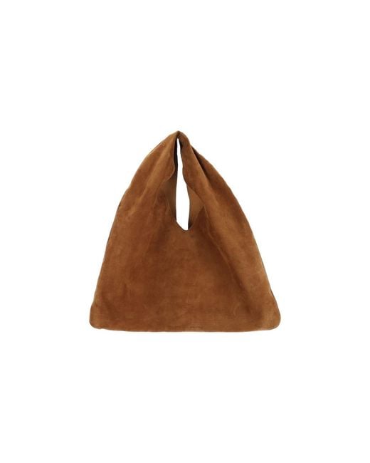 Borsa A Spalla Piccola "Bindle" di The Row in Brown