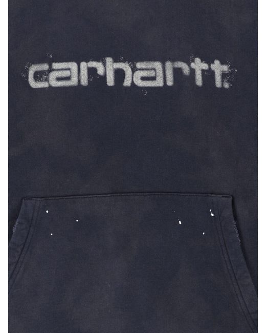 Carhartt Blue Sweatshirt "S/S Painter" for men