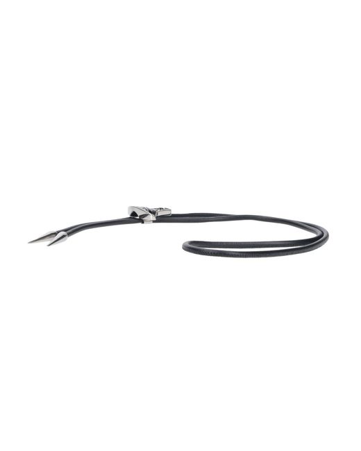 Vivienne Westwood White Bolo Tie "Orb"