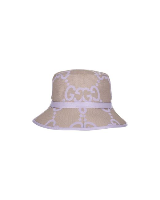 Cappello Bucket "Jumbo Gg" di Gucci in Pink