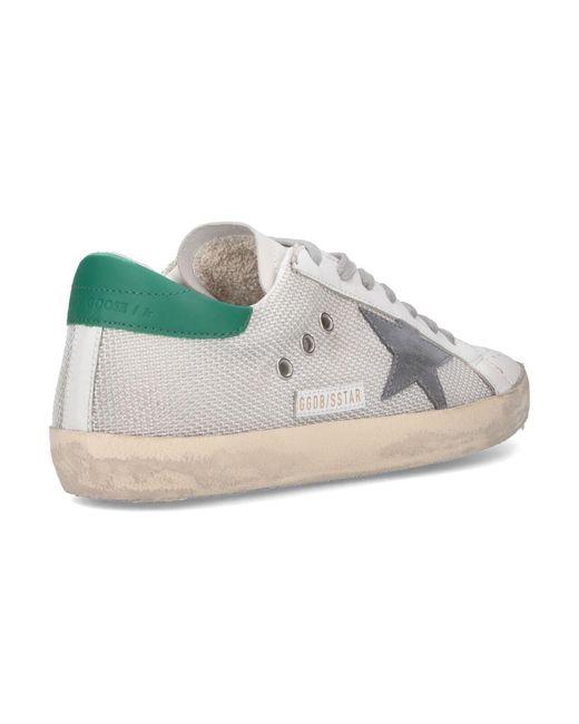 Golden Goose Deluxe Brand White "Super-Star" Sneakers for men