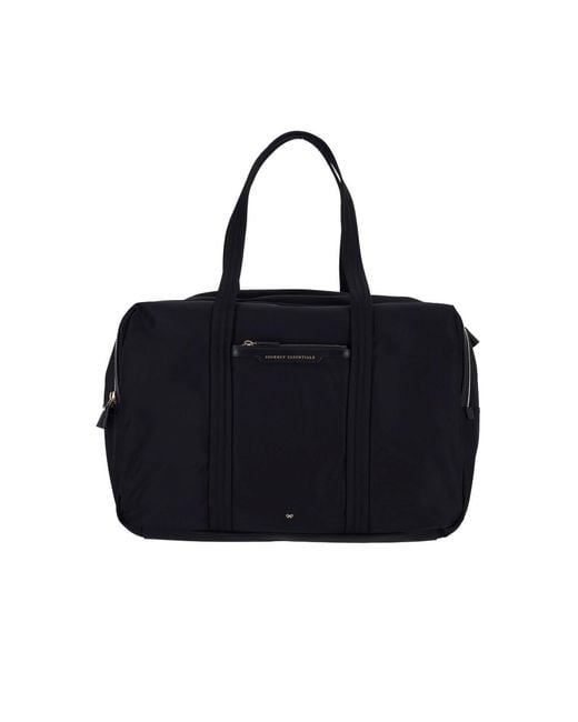 Anya Hindmarch Black 24 Hour Travel Bag
