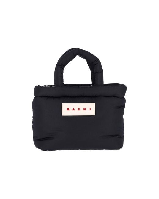 Marni Blue Large Tote Bag