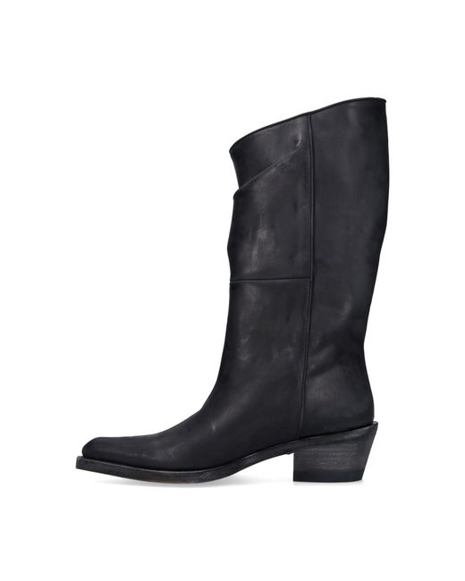 Khaite Black Boots Leather