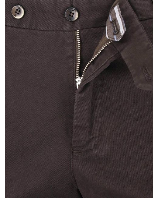 PT Torino Gray Cotton Pants for men