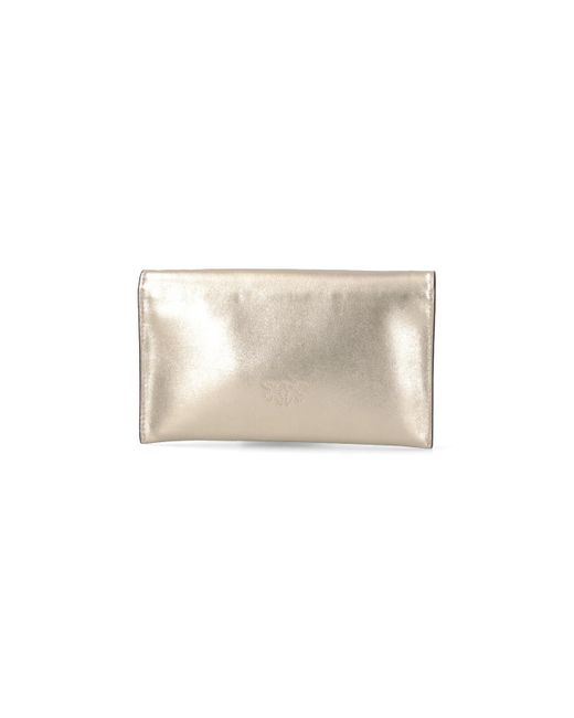 Pouch In Pelle di Pinko in White